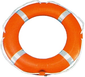 Allpa Reddingsboei model Taurus rond  750x450mm  oranje met reflecterende banden