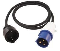 Verlengkabel – Euro contrastekker