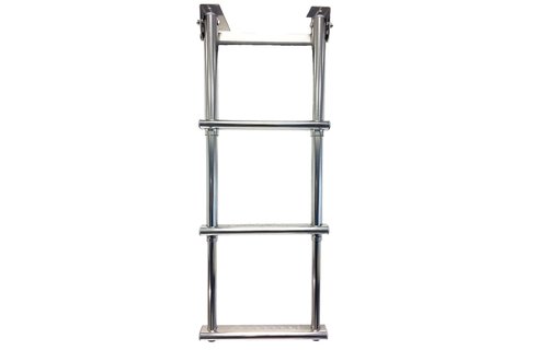 Allpa RVS Telescopische zwemtrap  3-treden
