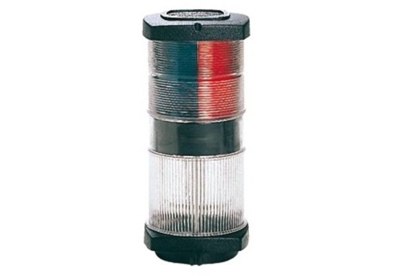 Allpa positielantaarn  3-kleuren & ankerlicht  12V / 1x10W & 1x 25W  2x 112 5º / 1x 135º & 1x 360º