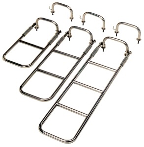 RVS zwemtrap scharnierend