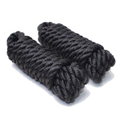 2 stuks fenderlijn | Zwart | 2,5 m