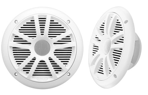 Boss MCKGB350 radio SET | Witte speakers