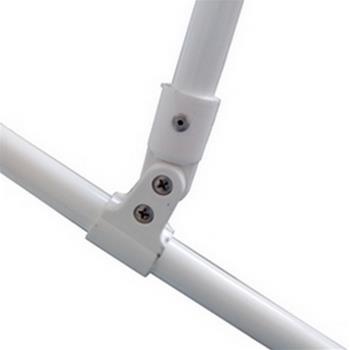 Bimini Top 3 arms zwart - 185 cm breed - 115 cm hoog