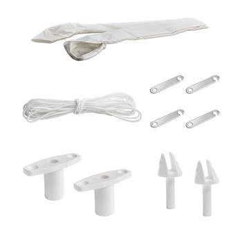 Bimini Top 3 arms zwart - 185 cm breed - 115 cm hoog