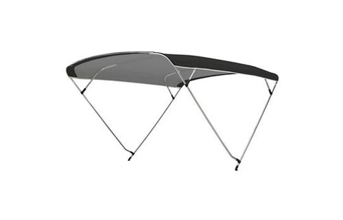 Bimini Top 3 arms zwart - 185 cm breed - 115 cm hoog