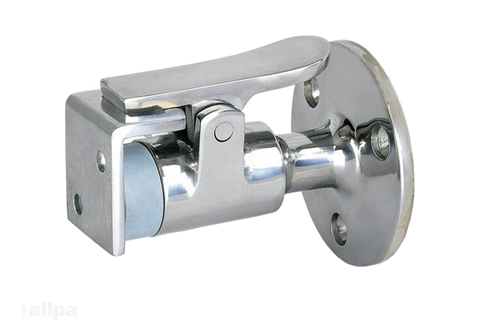 Allpa RVS Deurstopper/houder met beugel