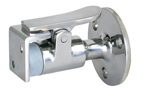 Allpa RVS Deurstopper/houder met beugel