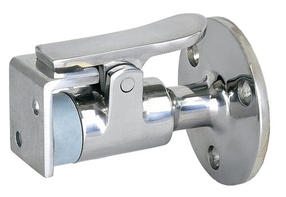 Allpa RVS Deurstopper/houder met beugel