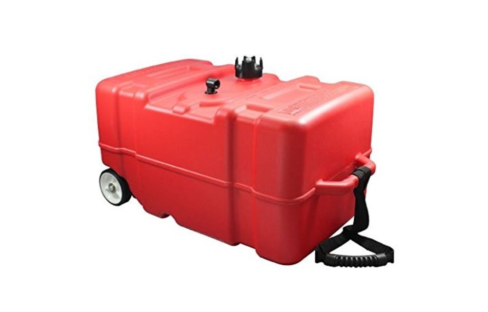 45 liter mobiele brandstoftank met wielen
