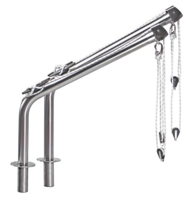 Set van 2 RVS davits 160kg