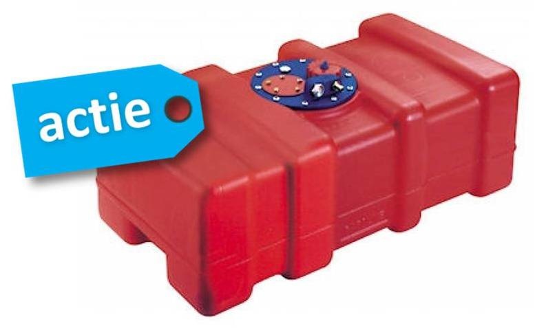 Kunststof inbouw brandstoftank 55 liter