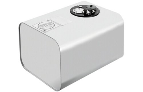 Allpa Brandstoftank RVS 120l  1200x350x280mm met flensplaat