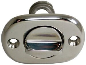 Allpa RVS loosplug met inschroefbare RVS plug