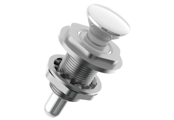 Allpa RVS Drukknopsluiting voor omhoog scharnierende deksels