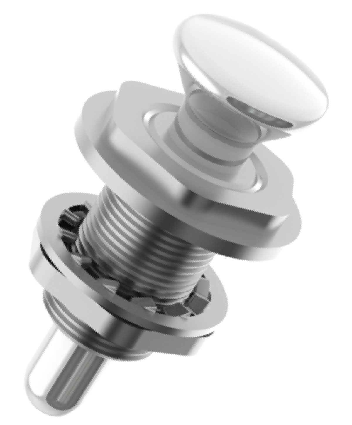 Allpa RVS Drukknopsluiting voor omhoog scharnierende deksels