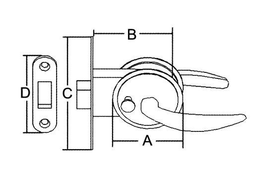 Magnetische Deurklink