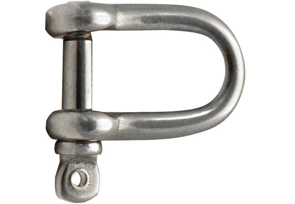 D sluiting - Oogbout kort RVS