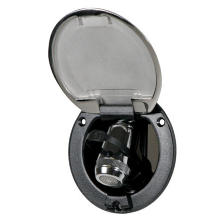 RVS handdouche met inbouwkast