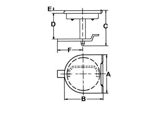 Luiksluiting RVS 316 deksel