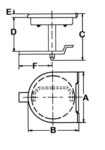 Luiksluiting RVS 316 deksel