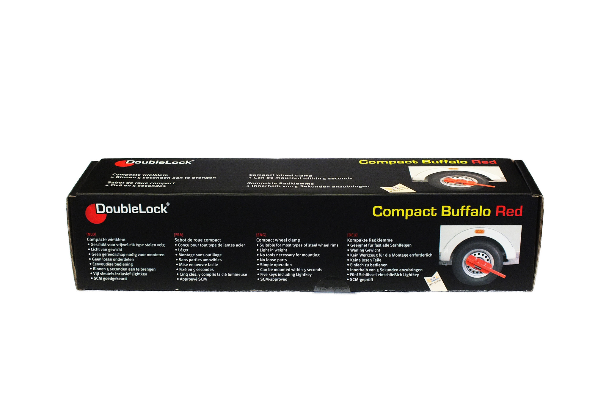 Double Lock wielklem Compact Buffalo SCM RED