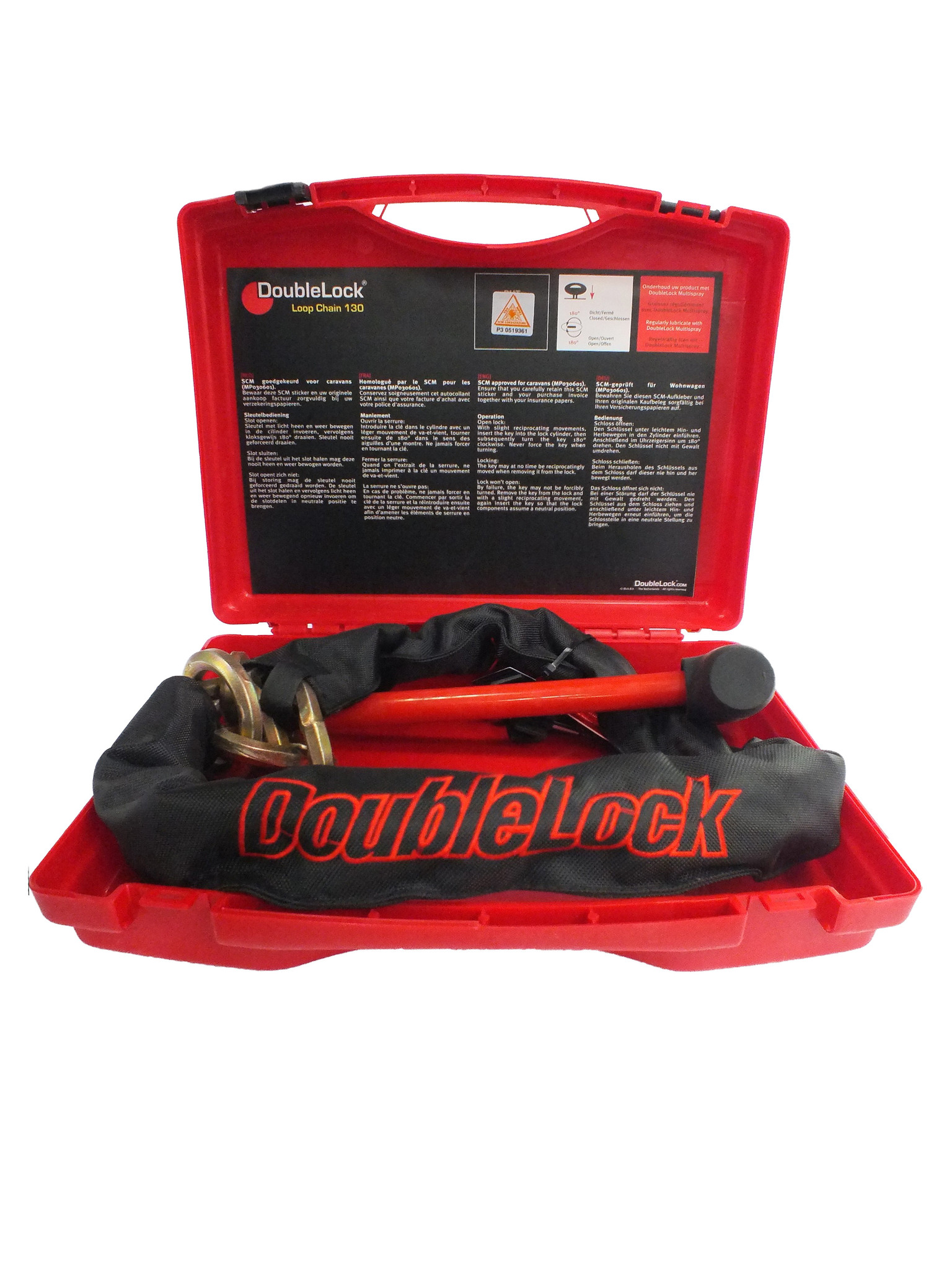 Double Lock Anti diefstal ketting 200cm