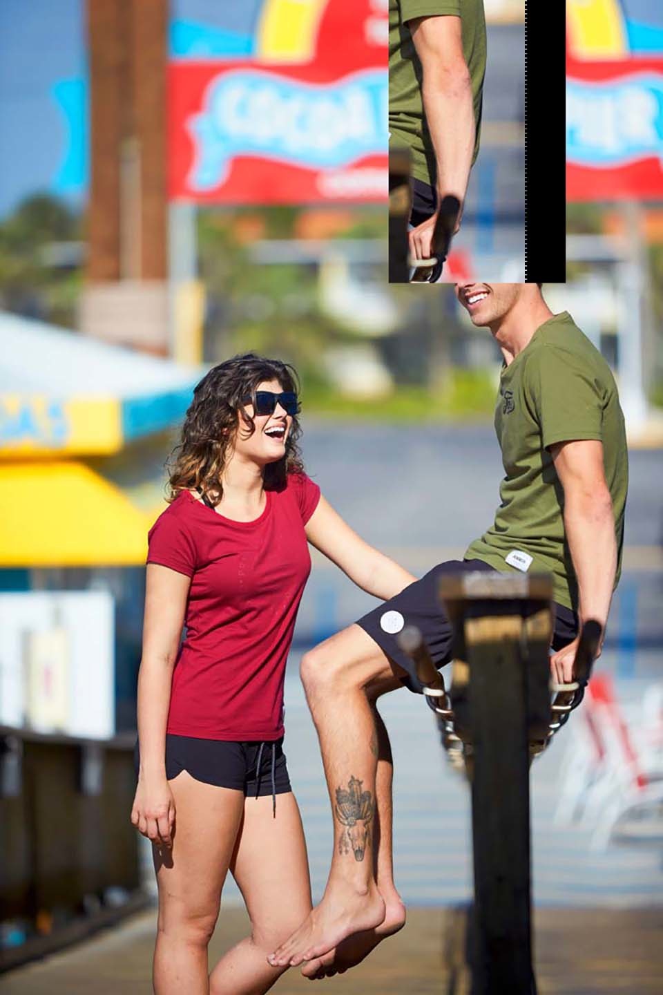 Jobe Dim Drijvende Zonnebril | Tortoise-Smoke