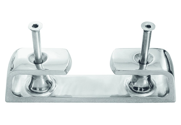 Allpa RVS Verhaalklamp met geleiderollen  afm. 45x260x57mm  Lijn Ø24-30mm