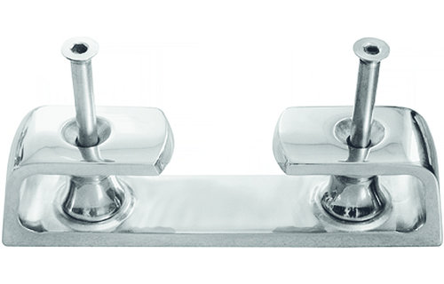 Allpa RVS Verhaalklamp met geleiderollen  afm. 45x260x57mm  Lijn Ø24-30mm