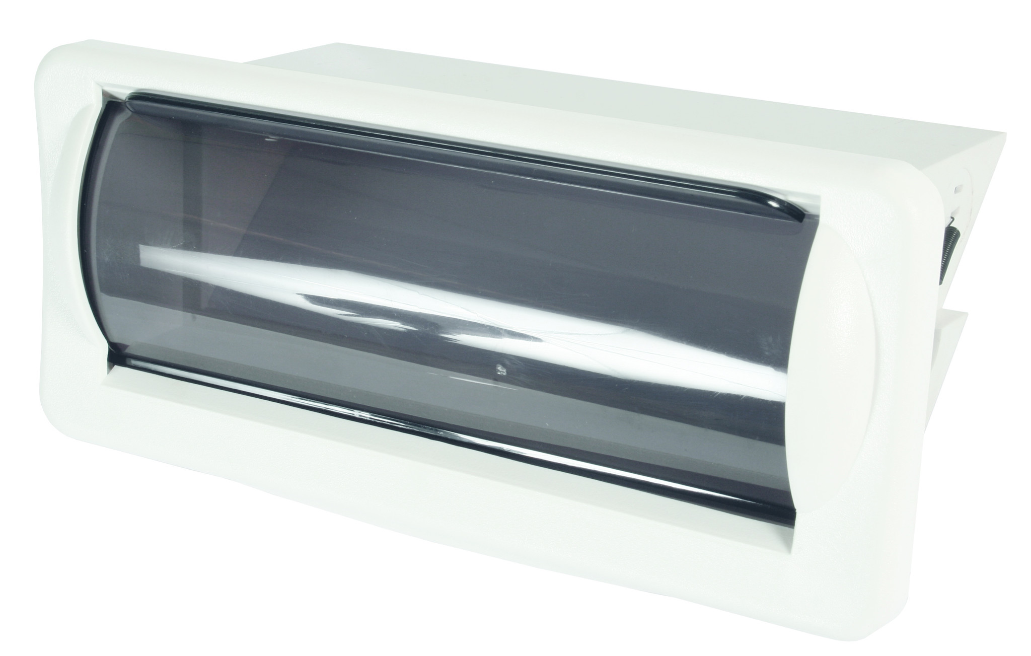 Allpa Kunststof radioklep met inschuivende klep  inclusief pakking  wit