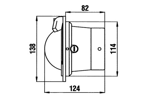 Allpa Kompas model 'eXtreme'  2-3/4 beugelkompas  12V  roos Ø70mm / 5º