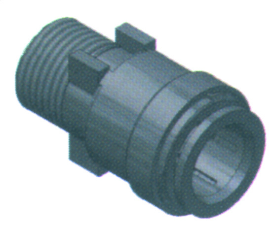 SeaTech Quick-connect pomp-verbindingsstuk  recht  Ø15mm