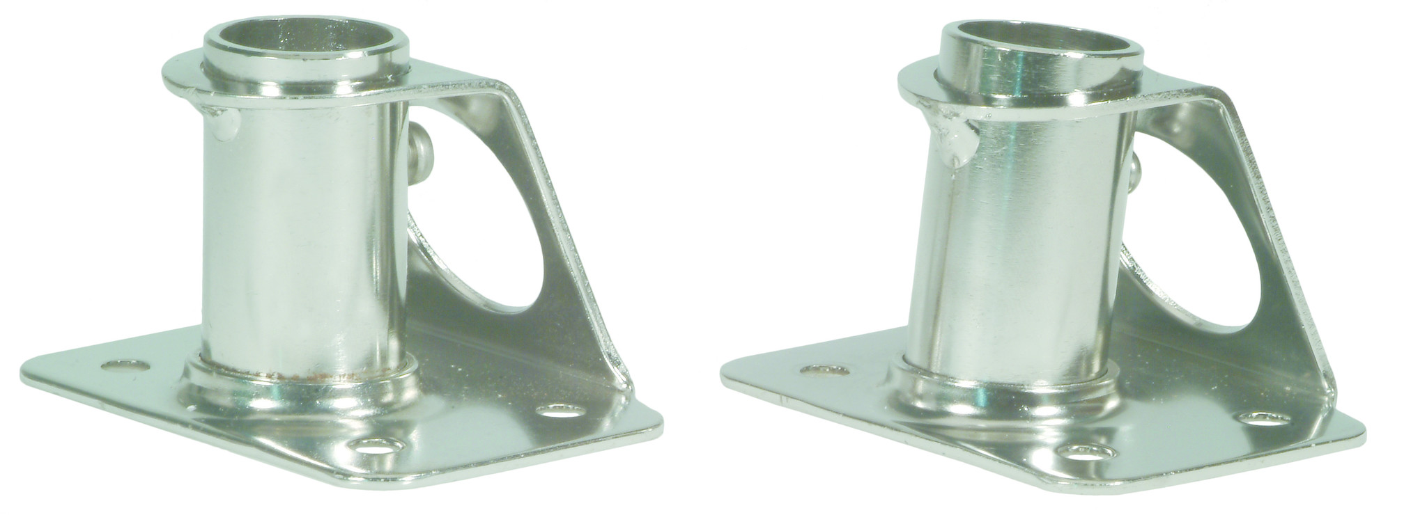 Allpa RVS scepterpot 85° voetplaat L=65mm B=70-90mm Ø25mm