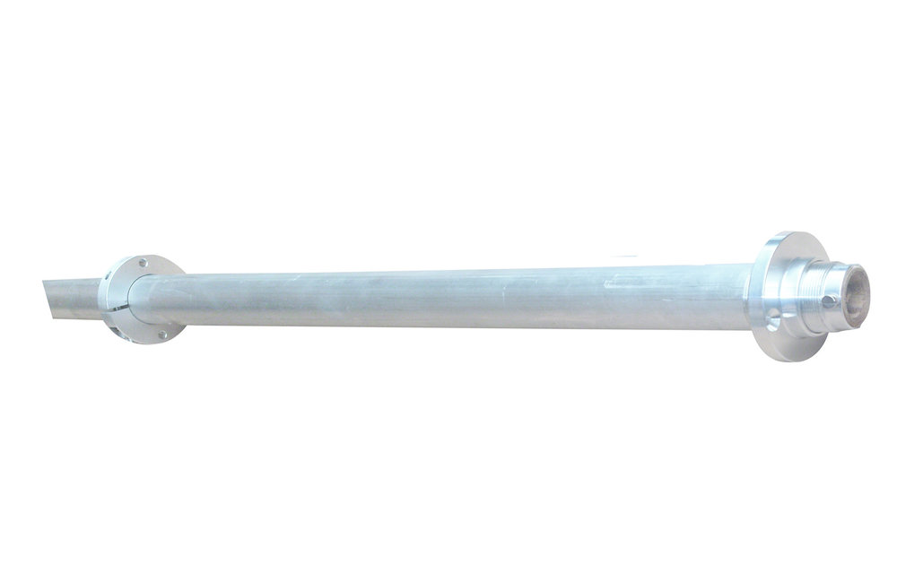Allpa Aluminium schroefaskoker Ø50x40mm  L=1500mm voor Ø30mm schroefas