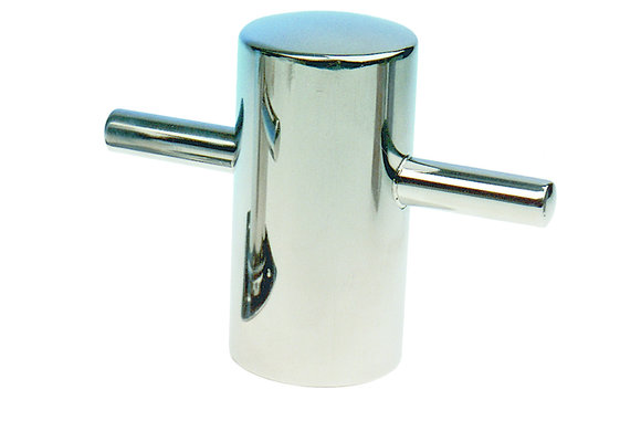 Allpa RVS Bolder lasmontage  Ø100mm  H=195mm  stok 2x75mm