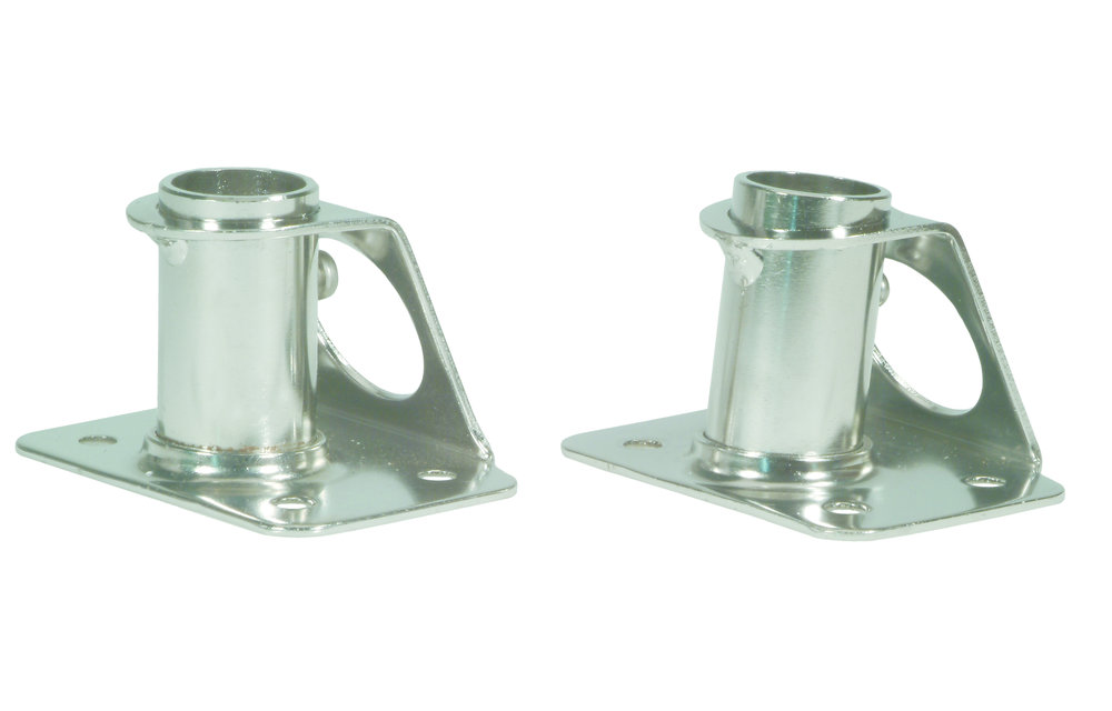 Allpa RVS scepterpot 85° voetplaat L=65mm B=70-90mm Ø25mm