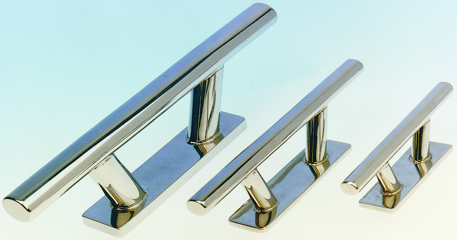 Allpa RVS Klamp  boutmontage  170x38x80mm  stok 320mm (hartmaat: 105mm)