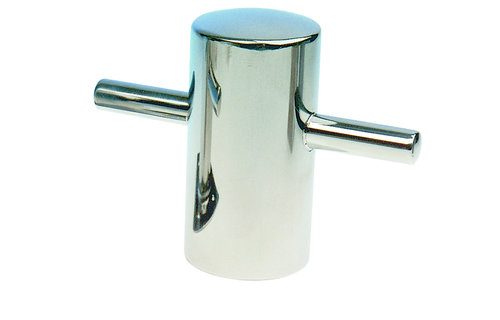 Allpa RVS Bolder lasmontage  Ø100mm  H=195mm  stok 2x75mm