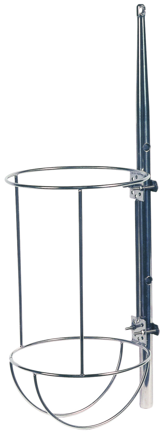 Allpa RVS Fenderhouder  recht model voor 1 stootwil  A=175mm  B=375mm (Majoni 3)