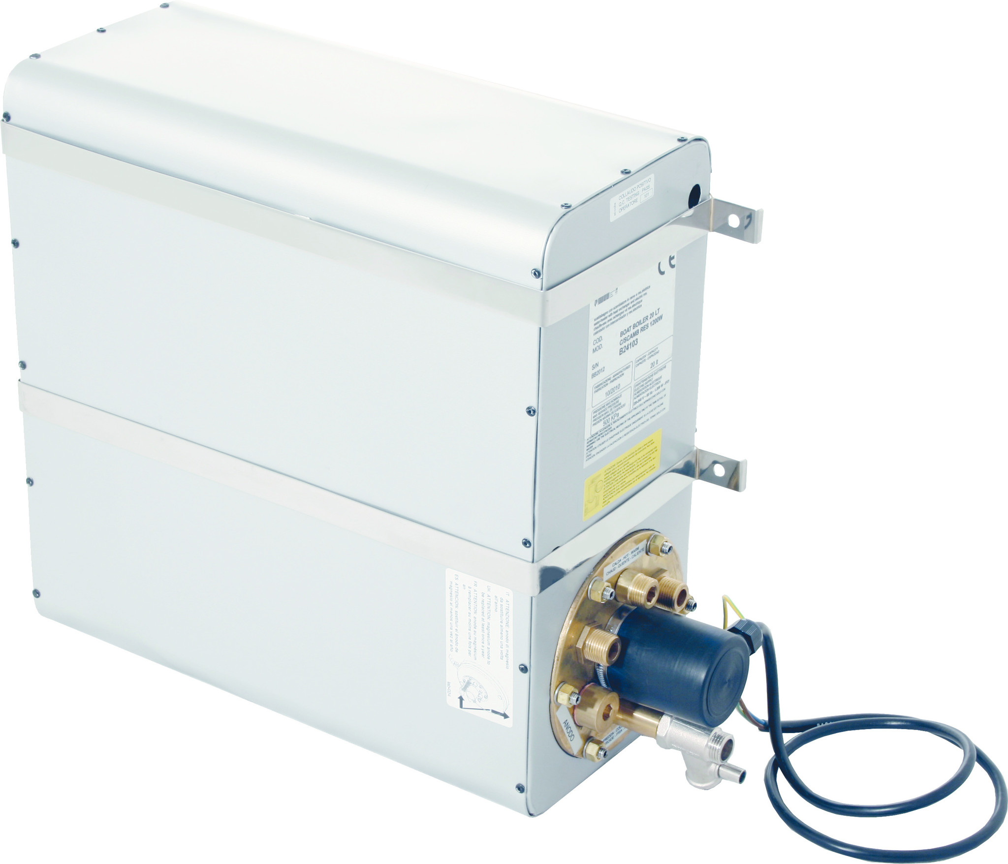 Allpa Aluminium scheepsboiler 500W / 22l rond model gewicht 14kg