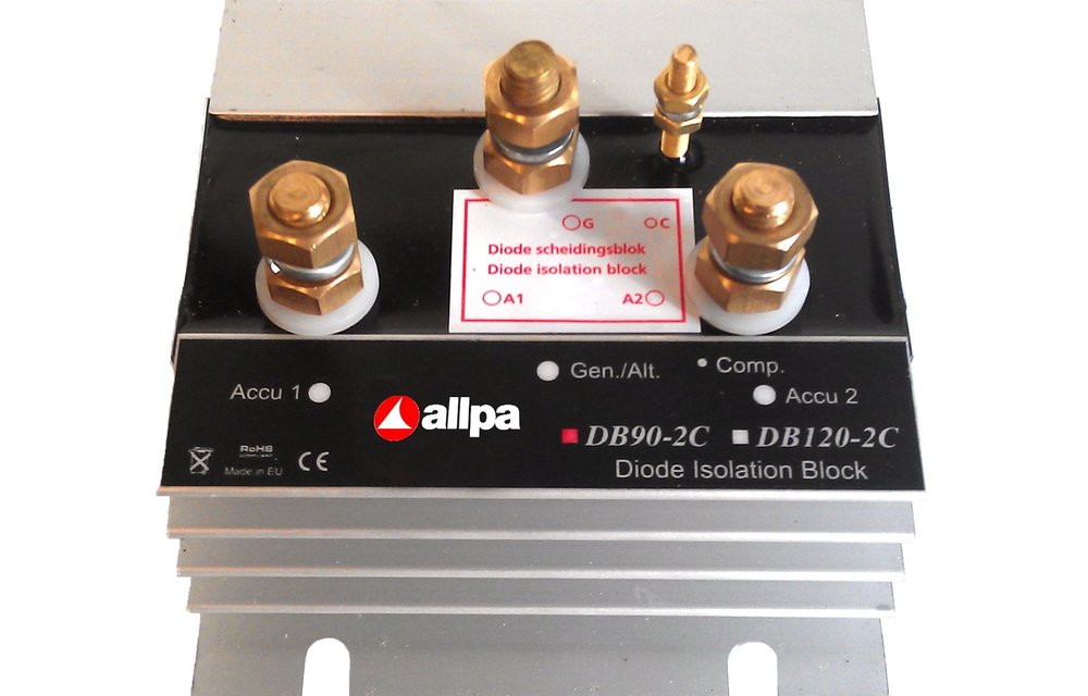 Allpa Diode blok 2-uitgangen