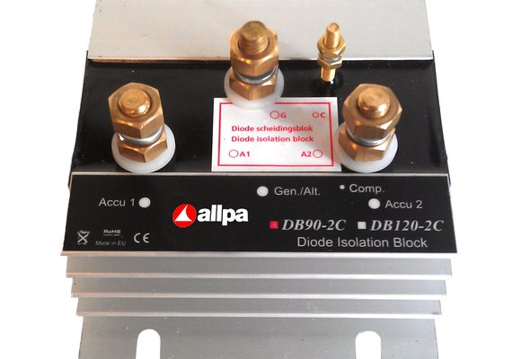 Allpa Diode blok 2-uitgangen