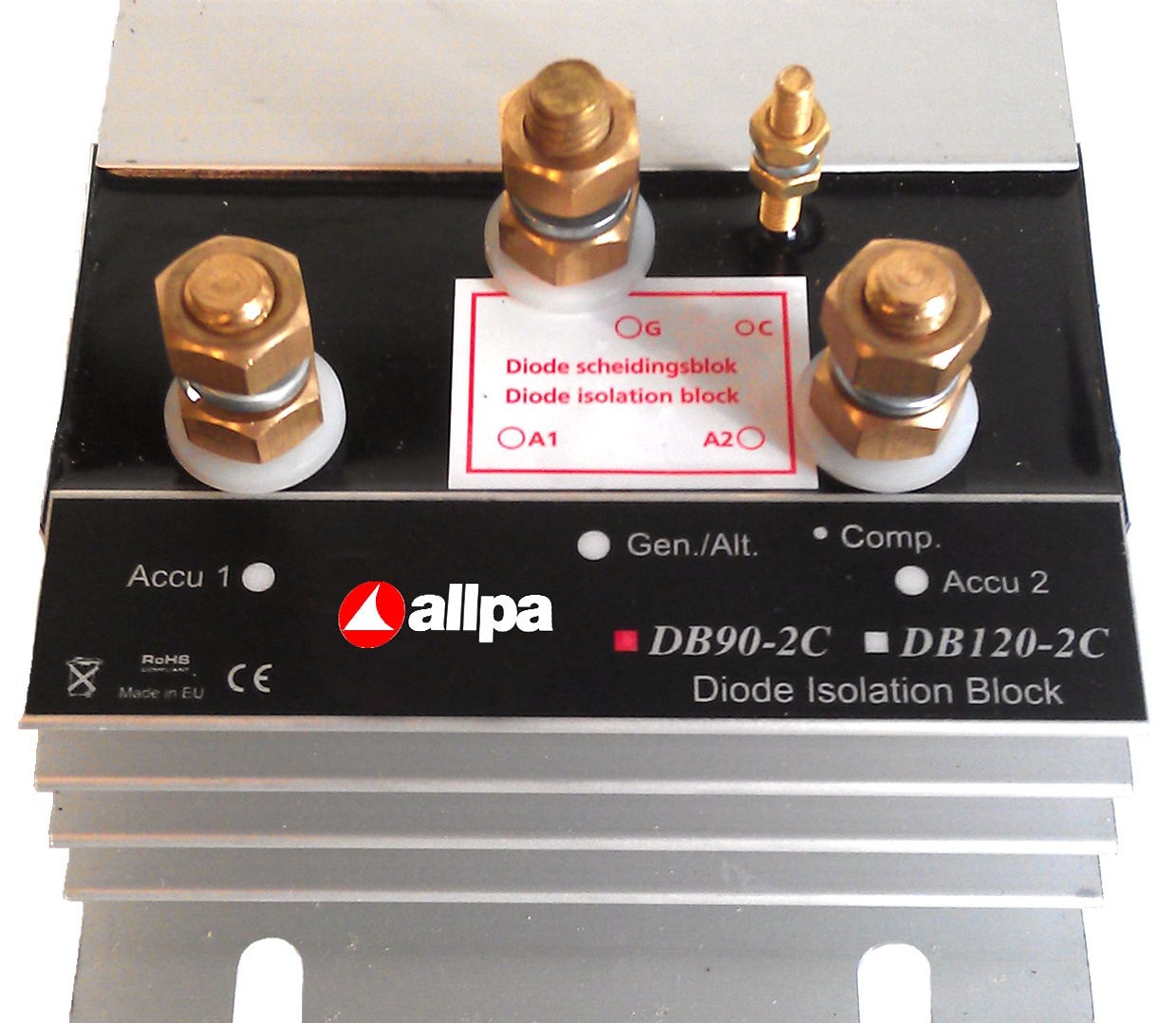 Allpa Diode blok 2-uitgangen
