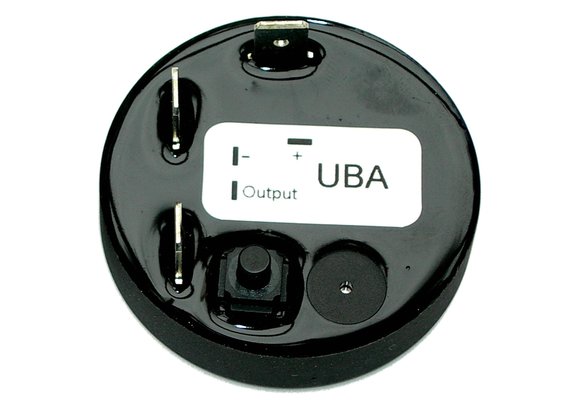 Allpa Battery watch monitor model UBA  3 hoofdprogramma's met buzzer & alarmcontact  Ø45mm