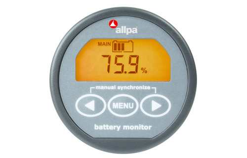 Allpa E-xpert Pro precisie accu monitor  0-35V  laadstroom 0-200A  ontlaadstroom 200-999A
