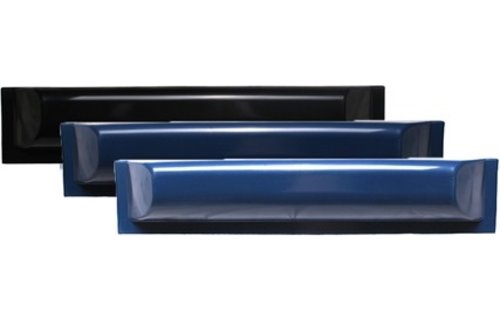 Steigerfender recht 60 x 500mm  Zwart