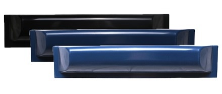 Steigerfender recht 60 x 500mm  Zwart