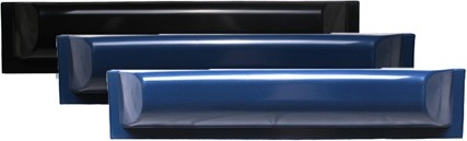 Steigerfender recht 60 x 500mm  Zwart