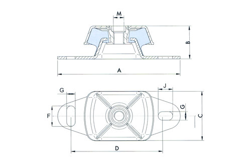 SeaStar Montagekit voor SH8050 incl. schroeven (831101) en afdekkap